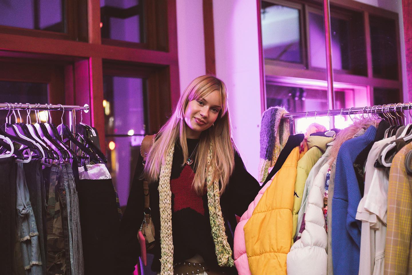 @linmick at the Galaxy Holiday Closet Cleanout